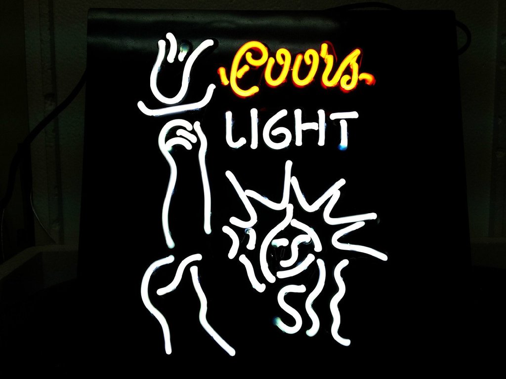 Custom Coors Light Liberal Neon Sign