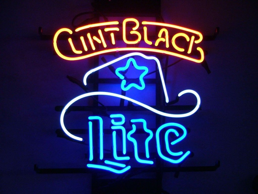 Custom Miller Lite Clint Neon Sign