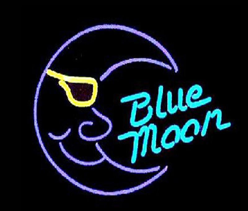 Custom Blue Moon Neon Sign
