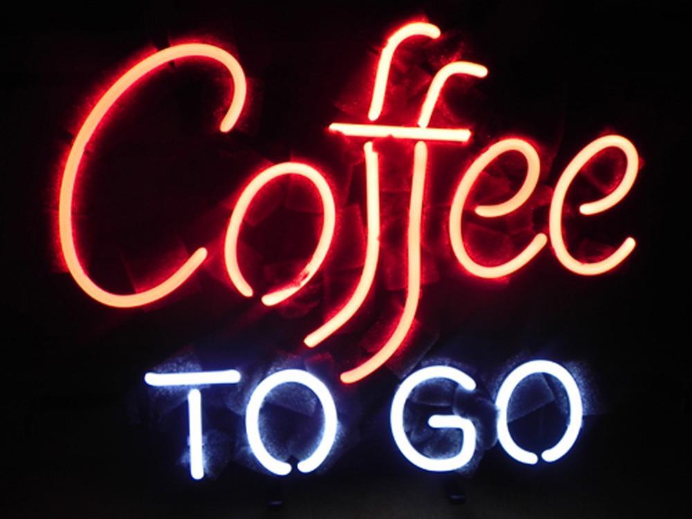 Custom Coffee To Go Neon Sign