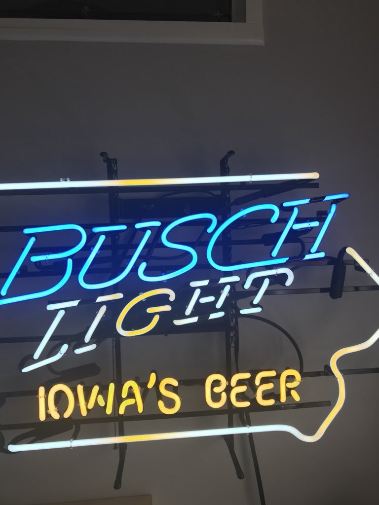 Custom Busch Light Iowa's Beer Neon Sign Tube Neon Light