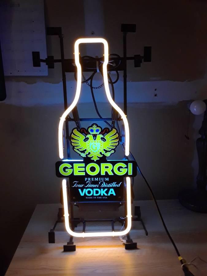 Custom Georgi Vodka Neon Sign Tube Neon Light
