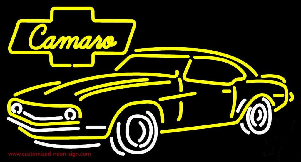Custom Camero SS Car Neon Sign Tube Neon Light