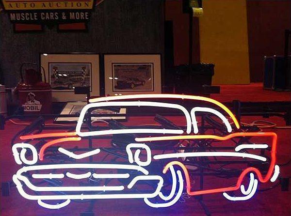 Custom 57 Chevy Neon Sign Tube Neon Light