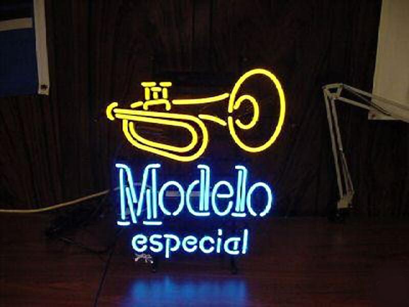 Custom Modelo Especial Trumpet Neon Sign Real Neon Light