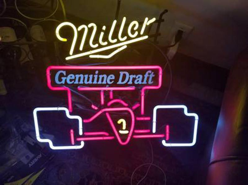 Custom Miller Genuine Draft Neon Sign Real Neon Light