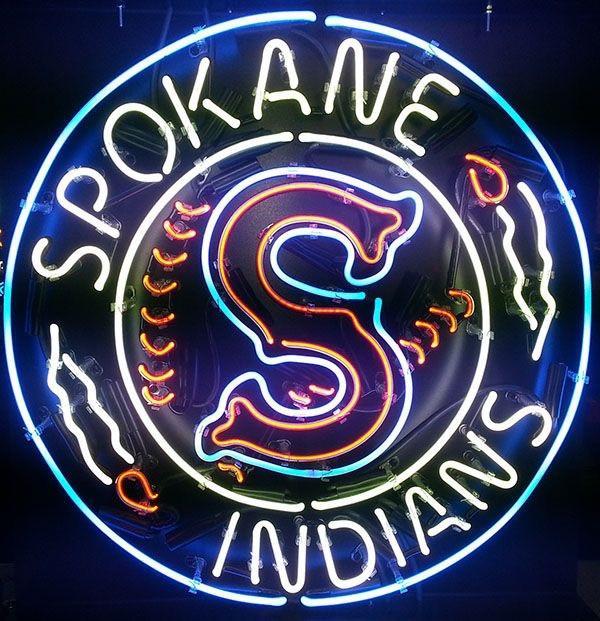 Custom Spokane Indians Neon Sign Real Neon Light