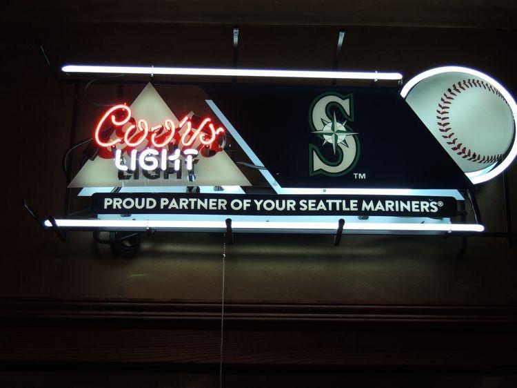 Custom Coors Light Seattle Mariners Neon Sign MLB Teams Neon Light
