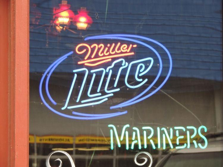 Custom Miller Lite Seattle Mariners Neon Sign MLB Teams Neon Light