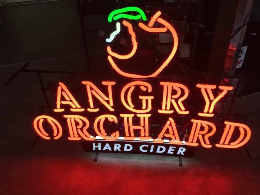 Custom Angry Orchard Neon Sign Real Neon Light Z1194