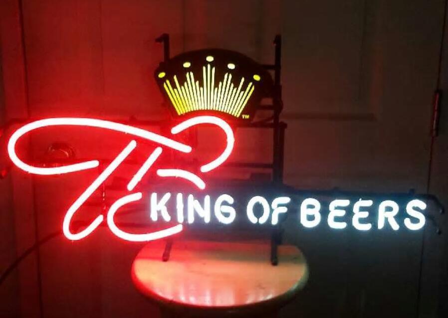Custom Bud King Of Beers Neon Sign Real Neon Light Z1203