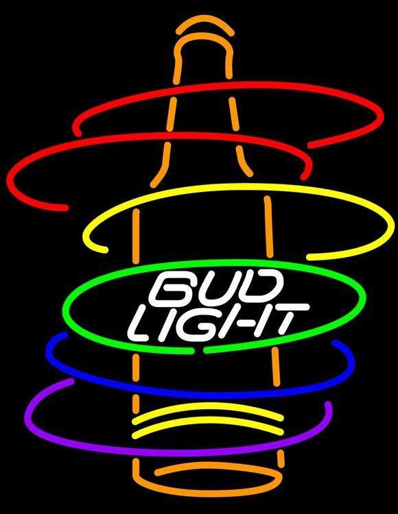 Custom Bud Light Bottle Neon Sign Real Neon Light Z1205