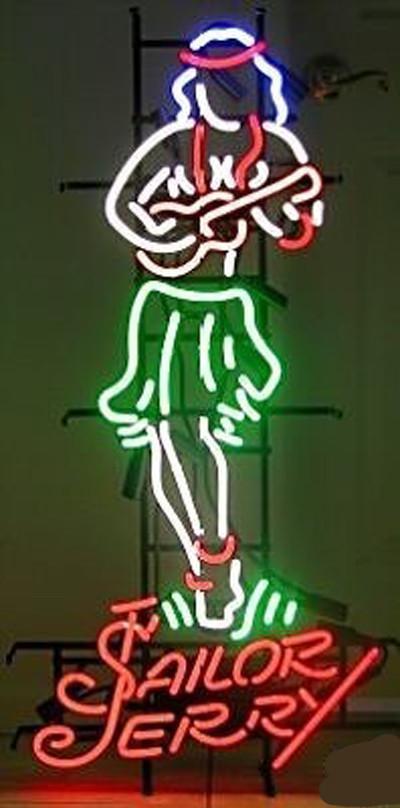 Custom Tattoo Sailor Jerry Neon Sign Real Neon Light Z1212