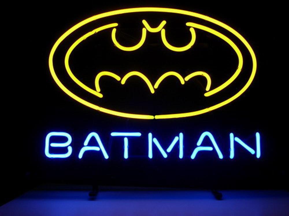 Custom Batman Superhero Comic Neon Sign Real Neon Light