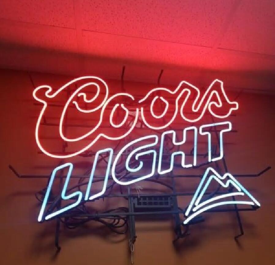 Custom Coors Light Neon Sign Real Neon Light Z1253