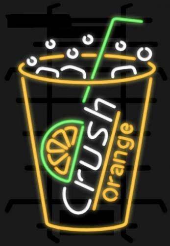 Custom Cruch Orange Neon Sign Real Neon Light Z1256