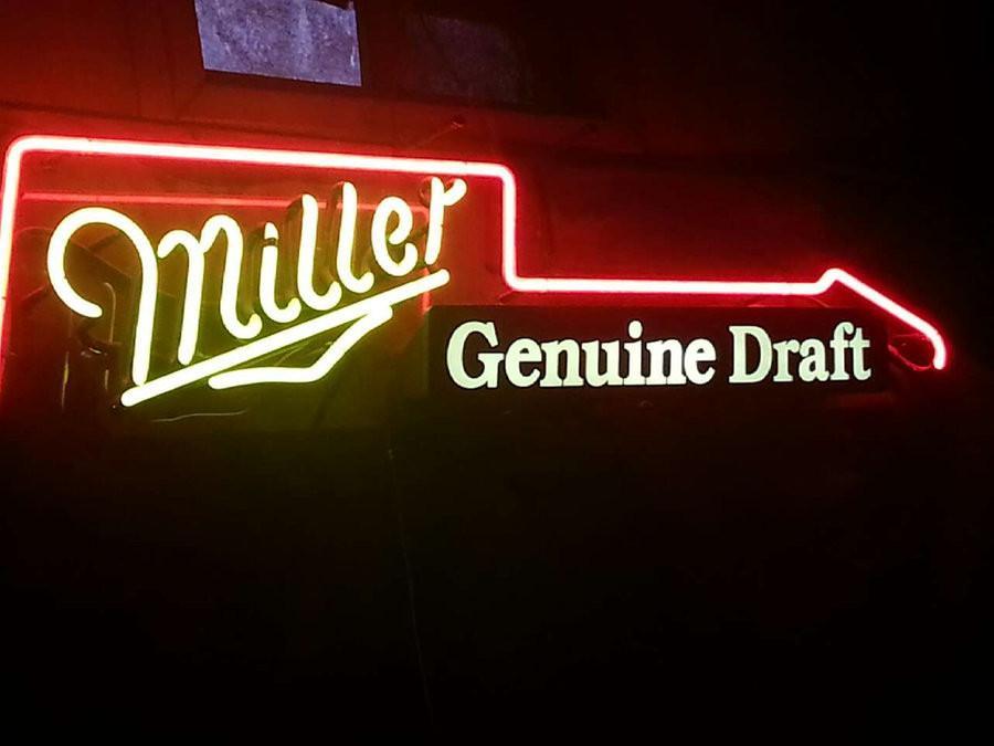 Custom Miller Genuine Draft Guitar Neon Sign Real Neon Light Z1300