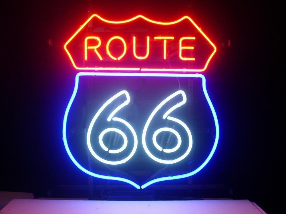 Custom Route 66 Neon Sign