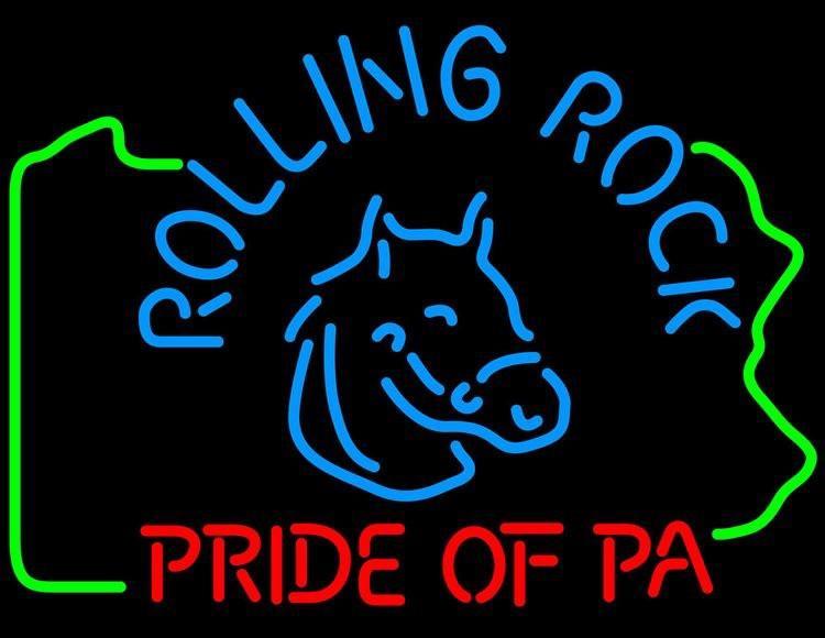 Custom Rolling Rock Pride Of Pa Neon Sign Real Neon Light Z1339