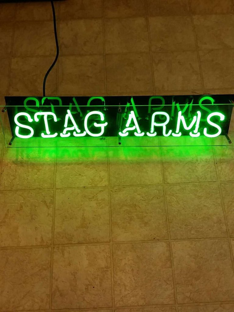 Custom Stag Arms Neon Sign Real Neon Light Z1352