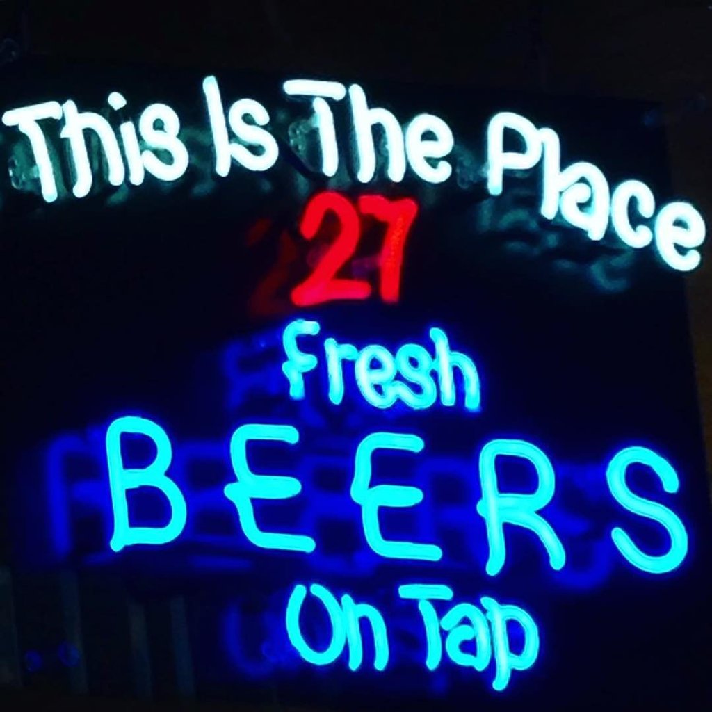 Custom This Is The Place 27 Fresh Beers On Tap Neon Sign Real Neon Light Z1363