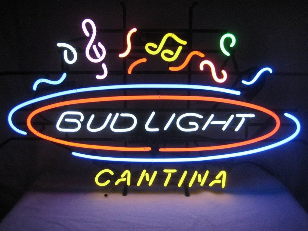 Custom Bud Light Cantina Neon Sign Tube Neon Light