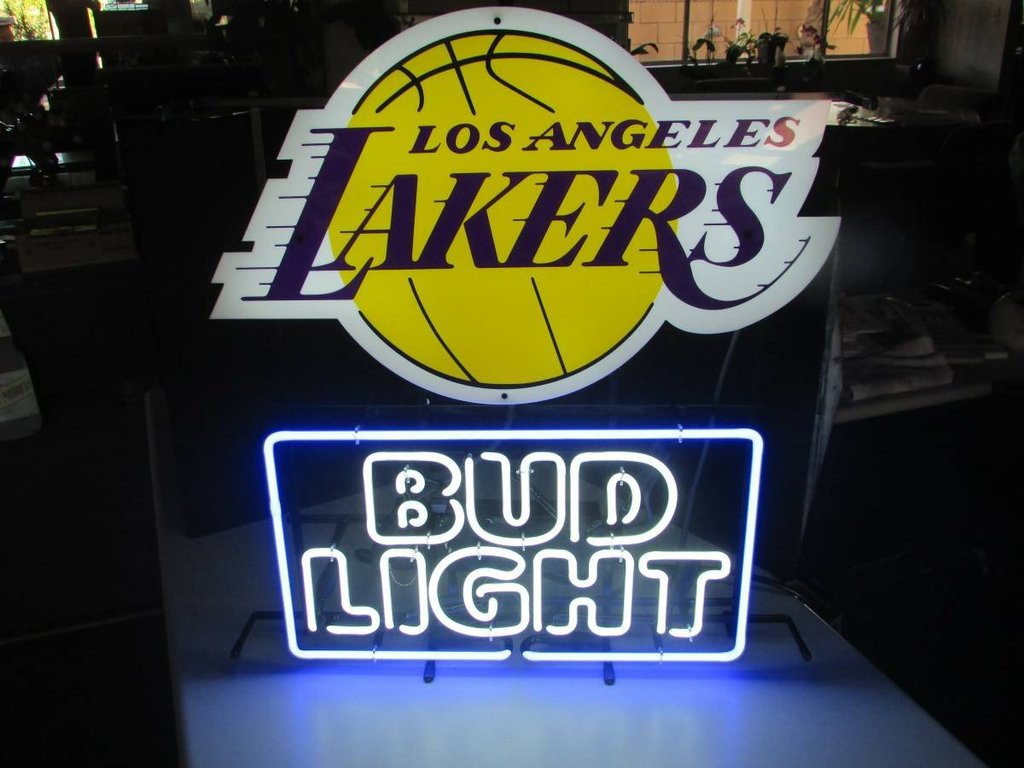 Custom Bud Light Lakers Neon Sign Tube Neon Light