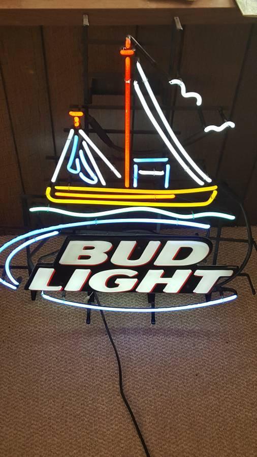 Custom Bud Light Sail Boat Neon Sign Tube Neon Light