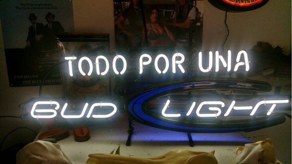 Custom Bud Light Beer Neon Sign Tube Neon Light