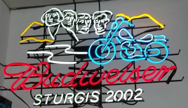 Custom Budweiser 2002 Sturgis Neon Sign Tube Neon Light