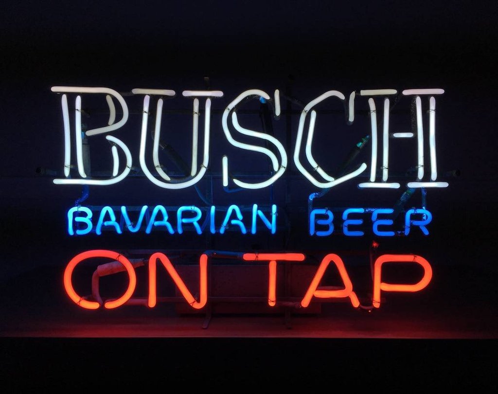 Custom Busch Bavarian Beer On Tap Neon Sign Tube Neon Light
