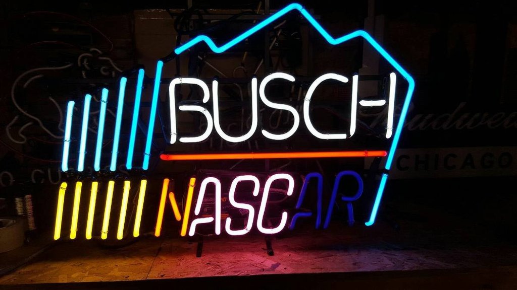 Custom Busch Nascar Neon Sign Tube Neon Light