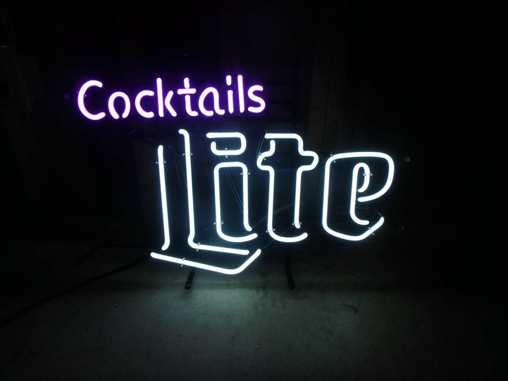 Custom Cocktails Lite Neon Sign Tube Neon Light
