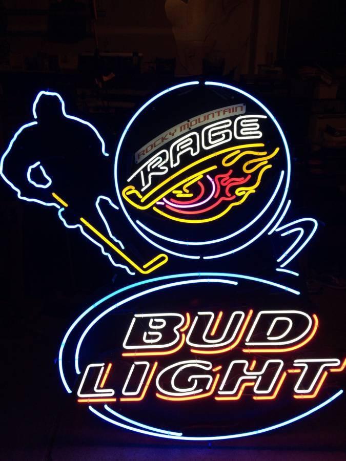 Custom Colorado Rage Bud Light Neon Sign Tube Neon Light