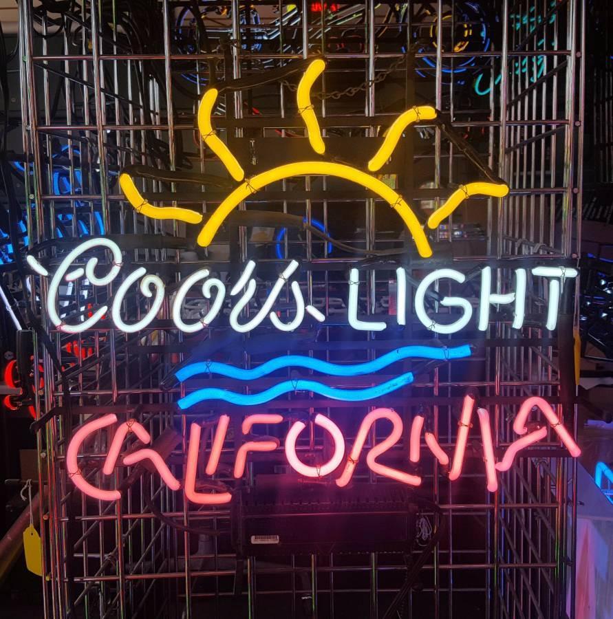 Custom Coors Light California Neon Sign Tube Neon Light