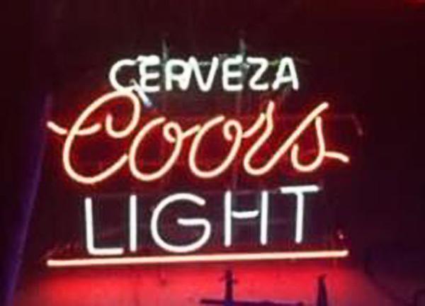 Custom Cerveza Coors Light Neon Sign Tube Neon Light