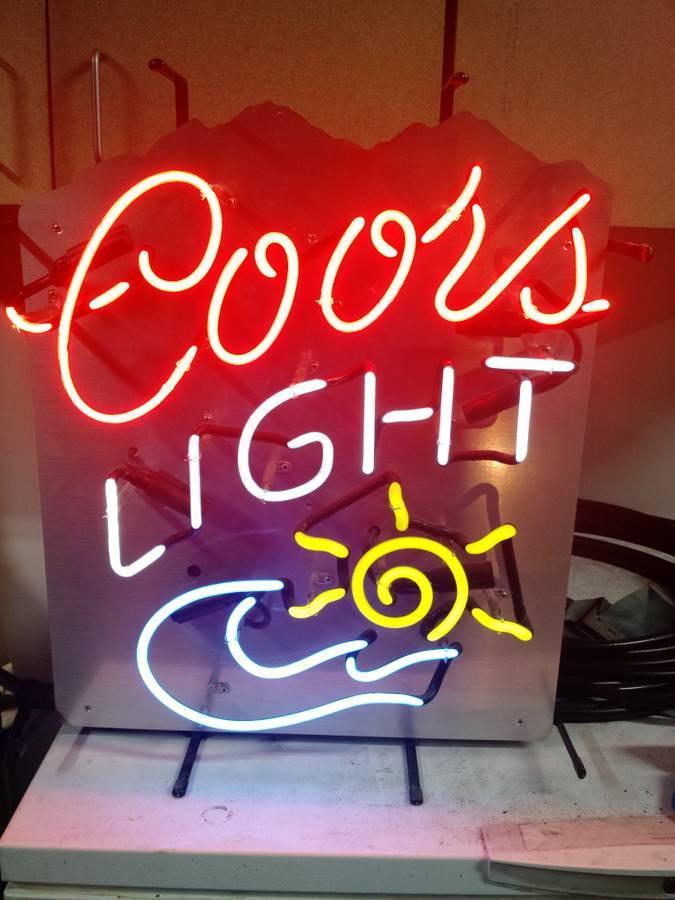 Custom Coors Light Neon Sign Tube Neon Light