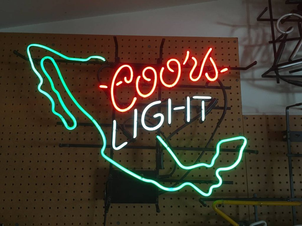 Custom Coors Light Shark Neon Sign Tube Neon Light
