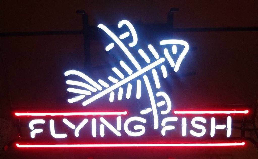 Custom Flying Fish Craft Brewery Neon Sign Tube Neon Light