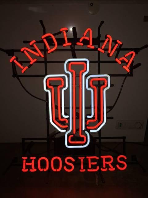 Custom Indiana University Hoosiers Neon Sign Tube Neon Light