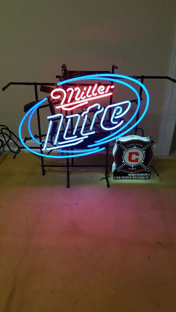 Custom Miller Lite Soccer Neon Sign Tube Neon Light
