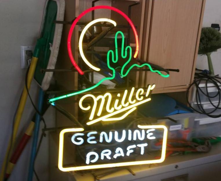 Custom Miller Genuine Draft Neon Sign Tube Neon Light