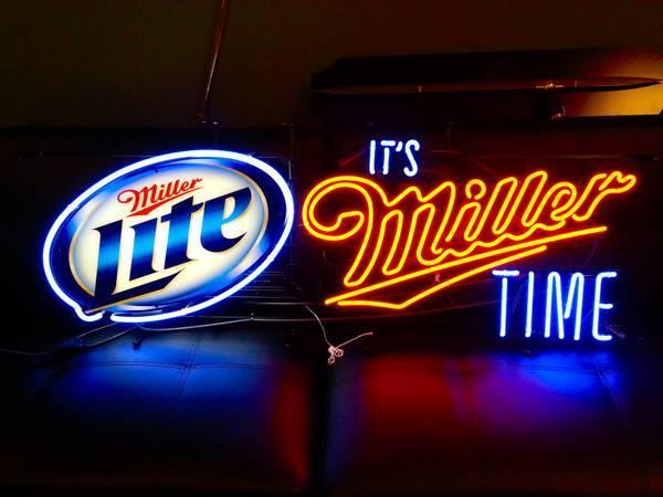 Custom Miller Lite Its Miller Time Neon Sign Tube Neon Light