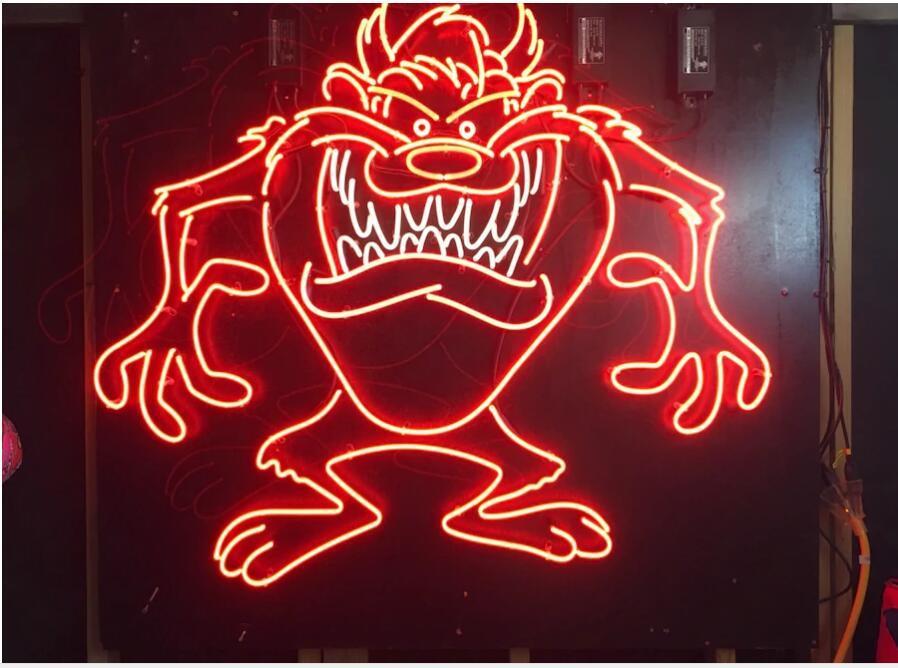 Custom Red Tazmanian Devil Neon Sign Tube Neon Light