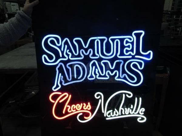 Custom Sam Adams Cheers Nashville Neon Sign Tube Neon Light