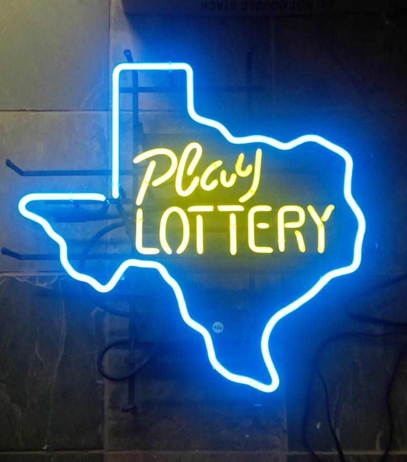 Custom Texas Play Lottery Neon Sign Tube Neon Light