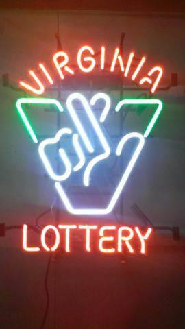 Custom Virginia Lottery Neon Sign Tube Neon Light