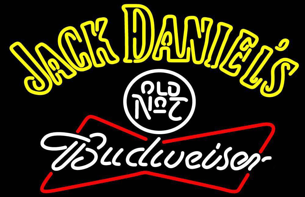 Custom Jack Daniel's Budweiser Neon Sign Tube Neon Light