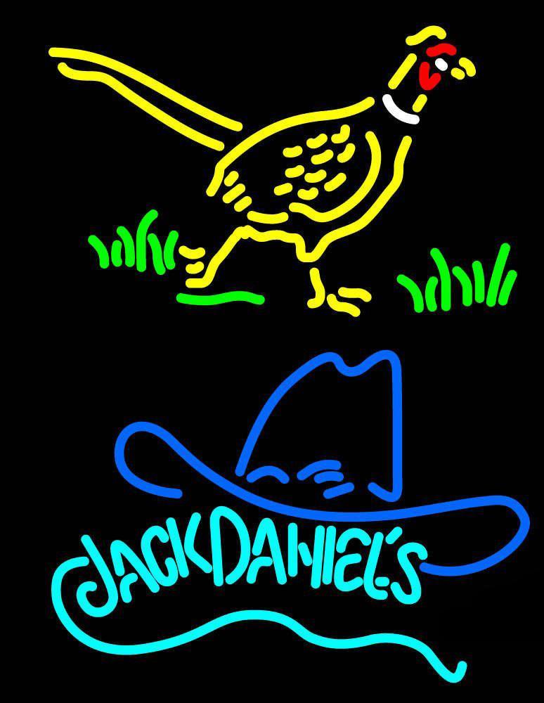 Custom Jack Daniel's Pheasant Neon Sign Tube Neon Light