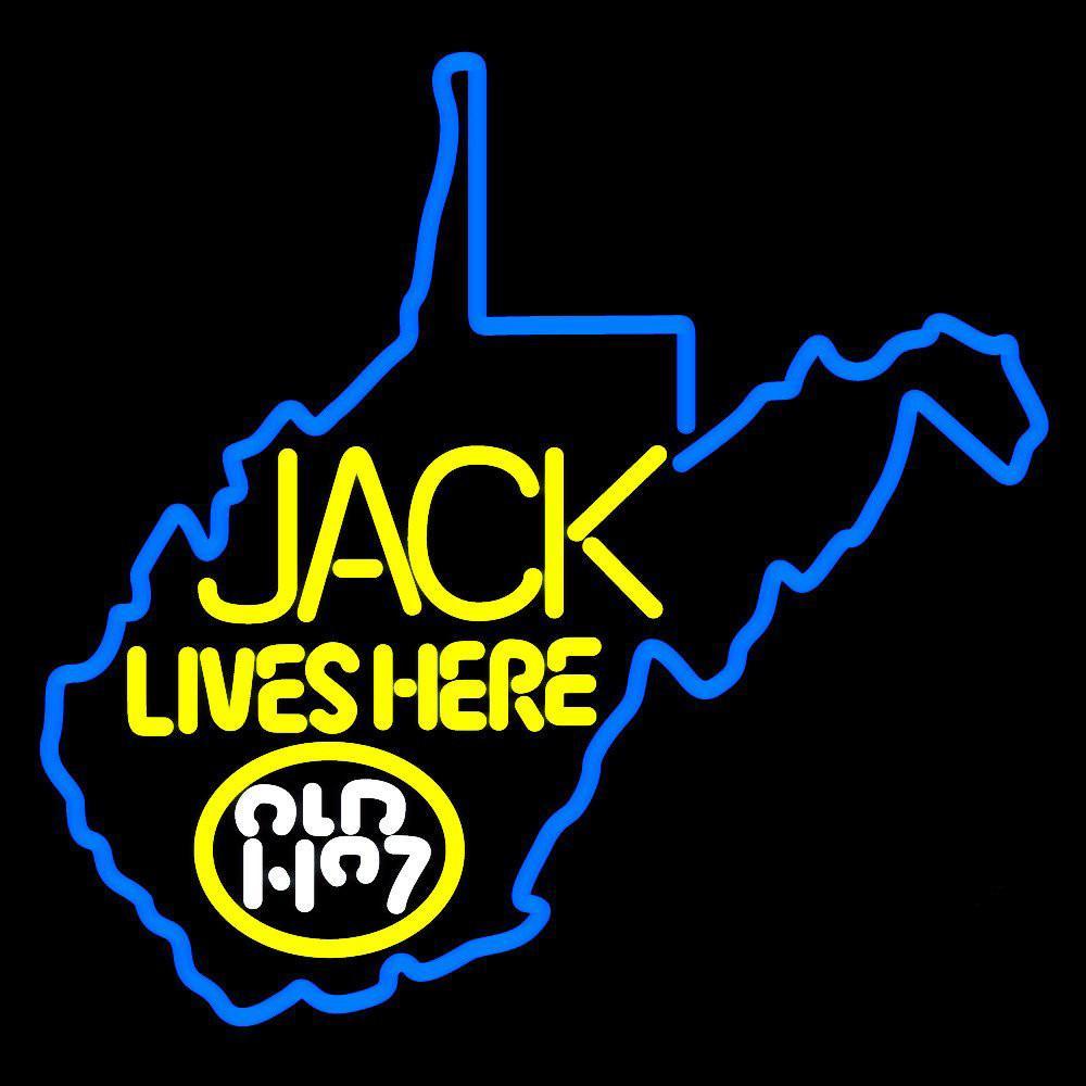 Custom Jack Lives Here West Viginia Neon Sign Tube Neon Light